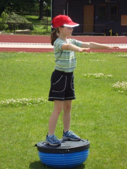 Zuzana Simandlová - cvičení na bosu